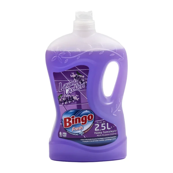 Bingo Fresh Lavanta Çiçekleri Yüzey Temizleyici 2,5 Litre x50