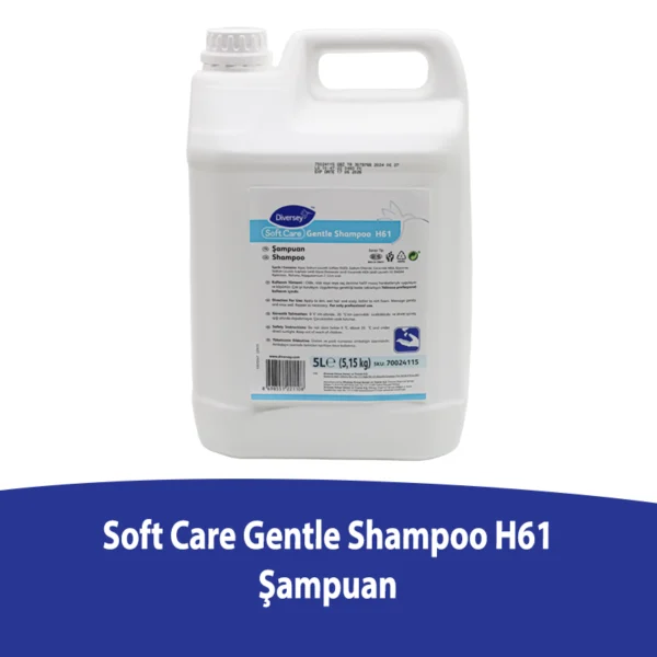 Diversey Soft Care Gentle Shampoo H61 Şampuan 5L-5,15 Kg
