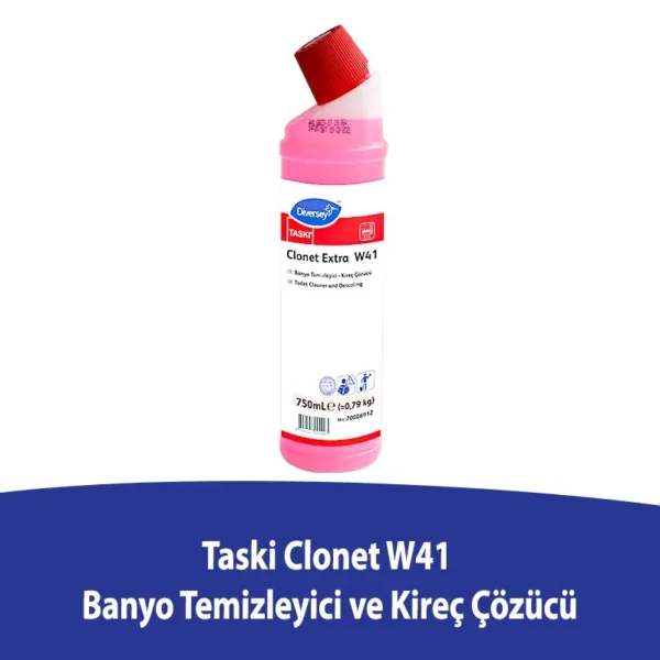 Diversey Taski Clonet Extra W41 Banyo Temizleyici ve Kireç Çözücü 750 ML