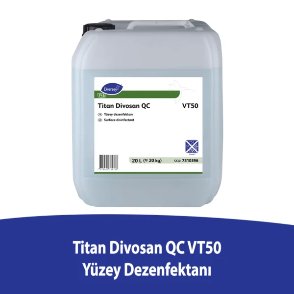 Diversey Divosan QC VT50 Açık Alan Yüzey Dezenfektanı 20L