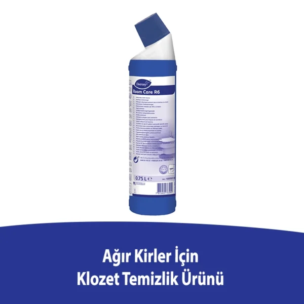 Diversey Taski Room Care R6 Ağır Kirler İçin Klozet Temizlik Ürünü 750 ML