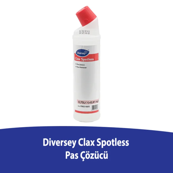 Diversey Clax Spotless Pas Çözücü 750 Ml x3