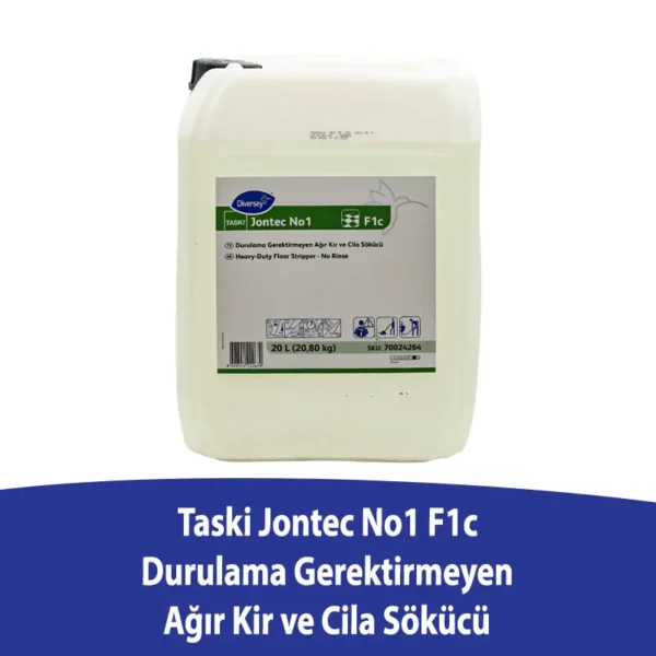 Diversey Taski Jontec No1 F1c Ağır Kir ve Cila Sökücü 20 L
