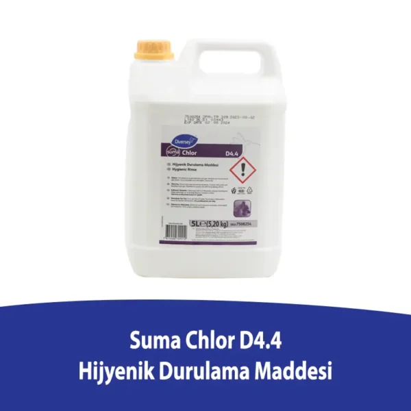 Diversey Suma Chlor D4.4 Hijyenik Meyve ve Sebze Durulama Maddesi 5 Litre